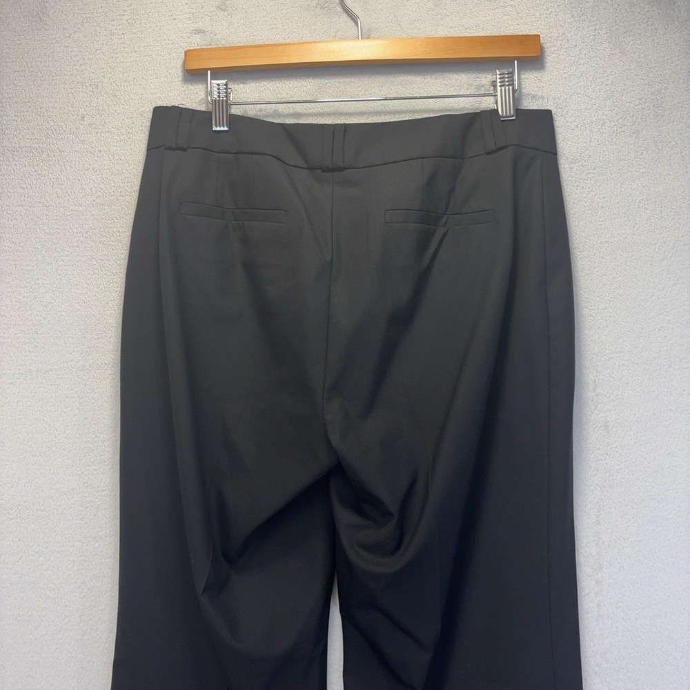 Banana Republic Jackson Curvy Fit Dress Pants Womens Size 10 Black Wool Straight - Picture 9 of 10
